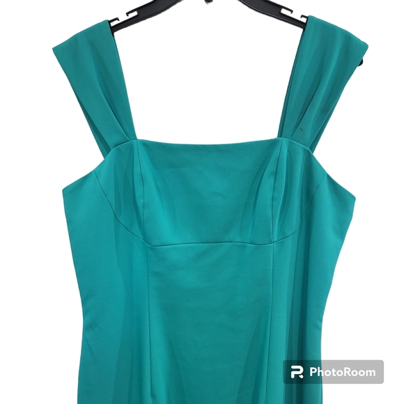 Turquoise Midi Dress size 10 - Picture 2 of 6